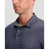 image:imageMens Golf Shirts Dry Fit Micro Print Short Sleeve Polo  Breathable Moisture Wicking Lightweight WrinkleFree Soft Sun Protection Cool Stretchy Tennis Sports DailyMini Rocket
