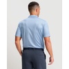 image:imageMens Golf Shirts Dry Fit Micro Print Short Sleeve Polo  Breathable Moisture Wicking Lightweight WrinkleFree Soft Sun Protection Cool Stretchy Tennis Sports DailyBlue Flower