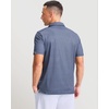 image:imageMens Golf Shirts Dry Fit Micro Print Short Sleeve Polo  Breathable Moisture Wicking Lightweight WrinkleFree Soft Sun Protection Cool Stretchy Tennis Sports DailyBlue Texture