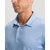 image:imageMens Golf Shirts Dry Fit Micro Print Short Sleeve Polo  Breathable Moisture Wicking Lightweight WrinkleFree Soft Sun Protection Cool Stretchy Tennis Sports DailyBlue Flower