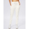 image:imageWomens Joggers with Zipper Pockets Tapered Athletic Pants for Women  Stretchy Lounge Jogging Workout Soft Elastic Waistband Drawstring Cuffed AnkleBeige