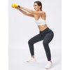 image:imageWomens Joggers with Zipper Pockets Tapered Athletic Pants for Women  Stretchy Lounge Jogging Workout Soft Elastic Waistband Drawstring Cuffed AnkleDark Grey