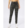 image:imageWomens Joggers with Zipper Pockets Tapered Athletic Pants for Women  Stretchy Lounge Jogging Workout Soft Elastic Waistband Drawstring Cuffed AnkleGreen Camo