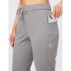 image:imageWomens Joggers with Zipper Pockets Tapered Athletic Pants for Women  Stretchy Lounge Jogging Workout Soft Elastic Waistband Drawstring Cuffed AnkleLight Grey