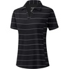 image:imageG Gradual Polo Shirts for Women Short Sleeve Golf Shirts V Neck Collared Top Cooling Lightweight UPF 50 Tennis Work Dry FitWide Black Stripe