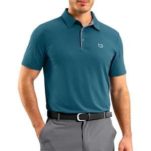 image:imageMens Golf Shirt Dry Fit Short Sleeve Polos Athletic Polo Shirts for Men  Moisture Wicking CoolTouch 4Way Stretch UPF50 Contrast Collar Tagless Comfort for Tennis Pickleball Active CasualTeal