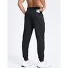 image:imageG Gradual Mens Fleece Lined Cotton Joggers with Zipper Pockets Warm Pants  Workout Athletic Lounge SweatpantsBlack