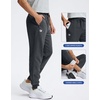 image:imageG Gradual Mens Fleece Lined Cotton Joggers with Zipper Pockets Warm Pants  Workout Athletic Lounge SweatpantsHeather Dull Grey