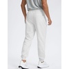 image:imageG Gradual Mens Fleece Lined Cotton Joggers with Zipper Pockets Warm Pants  Workout Athletic Lounge SweatpantsHeather Light Grey