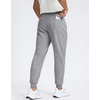 image:imageG Gradual Mens Fleece Lined Cotton Joggers with Zipper Pockets Warm Pants  Workout Athletic Lounge SweatpantsHeather Silver Grey