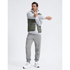 image:imageG Gradual Mens Fleece Lined Cotton Joggers with Zipper Pockets Warm Pants  Workout Athletic Lounge SweatpantsHeather Silver Grey