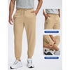 image:imageG Gradual Mens Fleece Lined Cotton Joggers with Zipper Pockets Warm Pants  Workout Athletic Lounge SweatpantsKhaki