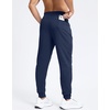 image:imageG Gradual Mens Fleece Lined Cotton Joggers with Zipper Pockets Warm Pants  Workout Athletic Lounge SweatpantsNavy