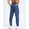 image:imageG Gradual Mens Fleece Lined Cotton Joggers with Zipper Pockets Warm Pants  Workout Athletic Lounge SweatpantsPeacock Blue