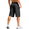 image:imageG Gradual Mens Long Basketball Shorts with Zipper Pocket 911 Quick Dry Gym Shorts Lightweight Athletic Shorts for MenBlack