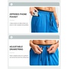 image:imageG Gradual Mens Long Basketball Shorts with Zipper Pocket 911 Quick Dry Gym Shorts Lightweight Athletic Shorts for MenBlue
