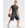 image:imageG Gradual Mens Long Basketball Shorts with Zipper Pocket 911 Quick Dry Gym Shorts Lightweight Athletic Shorts for MenBlue Camo