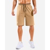 image:imageG Gradual Mens Long Basketball Shorts with Zipper Pocket 911 Quick Dry Gym Shorts Lightweight Athletic Shorts for MenKhaki