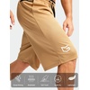 image:imageG Gradual Mens Long Basketball Shorts with Zipper Pocket 911 Quick Dry Gym Shorts Lightweight Athletic Shorts for MenKhaki