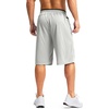 image:imageG Gradual Mens Long Basketball Shorts with Zipper Pocket 911 Quick Dry Gym Shorts Lightweight Athletic Shorts for MenLight Gray