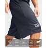 image:imageG Gradual Mens Long Basketball Shorts with Zipper Pocket 911 Quick Dry Gym Shorts Lightweight Athletic Shorts for MenNavy