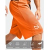 image:imageG Gradual Mens Long Basketball Shorts with Zipper Pocket 911 Quick Dry Gym Shorts Lightweight Athletic Shorts for MenOrange