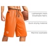 image:imageG Gradual Mens Long Basketball Shorts with Zipper Pocket 911 Quick Dry Gym Shorts Lightweight Athletic Shorts for MenOrange