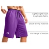 image:imageG Gradual Mens Long Basketball Shorts with Zipper Pocket 911 Quick Dry Gym Shorts Lightweight Athletic Shorts for MenPurple