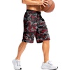 image:imageG Gradual Mens Long Basketball Shorts with Zipper Pocket 911 Quick Dry Gym Shorts Lightweight Athletic Shorts for MenRed Camo