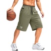 image:imageG Gradual Mens Long Basketball Shorts with Zipper Pocket 911 Quick Dry Gym Shorts Lightweight Athletic Shorts for MenSage