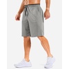 image:imageG Gradual Mens Long Basketball Shorts with Zipper Pocket 911 Quick Dry Gym Shorts Lightweight Athletic Shorts for MenSteel