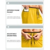 image:imageG Gradual Mens Long Basketball Shorts with Zipper Pocket 911 Quick Dry Gym Shorts Lightweight Athletic Shorts for MenYellow