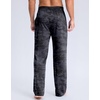 image:imageG Gradual Mens Yoga Sweatpants Soft Lounge Casual Pants Open Bottom Stretchy Athletic Sweat Pants with PocketsBlack Camo