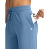 image:imageG Gradual Womens Joggers with Zipper Pockets High Waisted Jogger Pants  Tapered Sweatpants 4 Pockets Soft Stretch Lightweight Wash Well Workout Athletic Running Casual WalkingSlate Blue