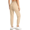 image:imageG Gradual Womens Joggers with Zipper Pockets High Waisted Jogger Pants  Tapered Sweatpants 4 Pockets Soft Stretch Lightweight Wash Well Workout Athletic Running Casual WalkingKhaki