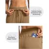 image:imageG Gradual Womens Joggers with Zipper Pockets High Waisted Jogger Pants  Tapered Sweatpants 4 Pockets Soft Stretch Lightweight Wash Well Workout Athletic Running Casual WalkingDark Khaki