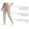 image:imageG Gradual Womens Joggers with Zipper Pockets High Waisted Jogger Pants  Tapered Sweatpants 4 Pockets Soft Stretch Lightweight Wash Well Workout Athletic Running Casual WalkingPale