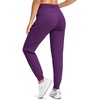 image:imageG Gradual Womens Joggers with Zipper Pockets High Waisted Jogger Pants  Tapered Sweatpants 4 Pockets Soft Stretch Lightweight Wash Well Workout Athletic Running Casual WalkingPurple