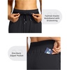 image:imageG Gradual Womens Joggers with Zipper Pockets High Waisted Jogger Pants  Tapered Sweatpants 4 Pockets Soft Stretch Lightweight Wash Well Workout Athletic Running Casual WalkingBlack