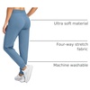 image:imageG Gradual Womens Joggers with Zipper Pockets High Waisted Jogger Pants  Tapered Sweatpants 4 Pockets Soft Stretch Lightweight Wash Well Workout Athletic Running Casual WalkingSlate Blue