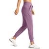 image:imageG Gradual Womens Joggers with Zipper Pockets High Waisted Jogger Pants  Tapered Sweatpants 4 Pockets Soft Stretch Lightweight Wash Well Workout Athletic Running Casual WalkingMauve Pink