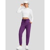 image:imageG Gradual Womens Joggers with Zipper Pockets High Waisted Jogger Pants  Tapered Sweatpants 4 Pockets Soft Stretch Lightweight Wash Well Workout Athletic Running Casual WalkingPurple