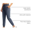 image:imageG Gradual Womens Joggers with Zipper Pockets High Waisted Jogger Pants  Tapered Sweatpants 4 Pockets Soft Stretch Lightweight Wash Well Workout Athletic Running Casual WalkingDusty Blue