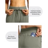 image:imageG Gradual Womens Joggers with Zipper Pockets High Waisted Jogger Pants  Tapered Sweatpants 4 Pockets Soft Stretch Lightweight Wash Well Workout Athletic Running Casual WalkingSage Green