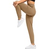 image:imageG Gradual Womens Joggers with Zipper Pockets High Waisted Jogger Pants  Tapered Sweatpants 4 Pockets Soft Stretch Lightweight Wash Well Workout Athletic Running Casual WalkingDark Khaki