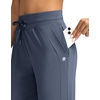 image:imageG Gradual Womens Joggers with Zipper Pockets High Waisted Jogger Pants  Tapered Sweatpants 4 Pockets Soft Stretch Lightweight Wash Well Workout Athletic Running Casual WalkingDusty Blue