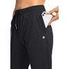 image:imageG Gradual Womens Joggers with Zipper Pockets High Waisted Jogger Pants  Tapered Sweatpants 4 Pockets Soft Stretch Lightweight Wash Well Workout Athletic Running Casual WalkingBlack