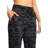 image:imageG Gradual Womens Joggers with Zipper Pockets High Waisted Jogger Pants  Tapered Sweatpants 4 Pockets Soft Stretch Lightweight Wash Well Workout Athletic Running Casual WalkingBlack Camo