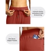 image:imageG Gradual Womens Joggers with Zipper Pockets High Waisted Jogger Pants  Tapered Sweatpants 4 Pockets Soft Stretch Lightweight Wash Well Workout Athletic Running Casual WalkingSavannah Red