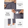 image:imageG Gradual Womens Pants with Deep Pockets 78 Stretch Ankle Sweatpants  Golf Athletic Travel Lounge Business Casual Butter Soft 4way Stretch Wash and Dry Well Flattering LightweightGrey
